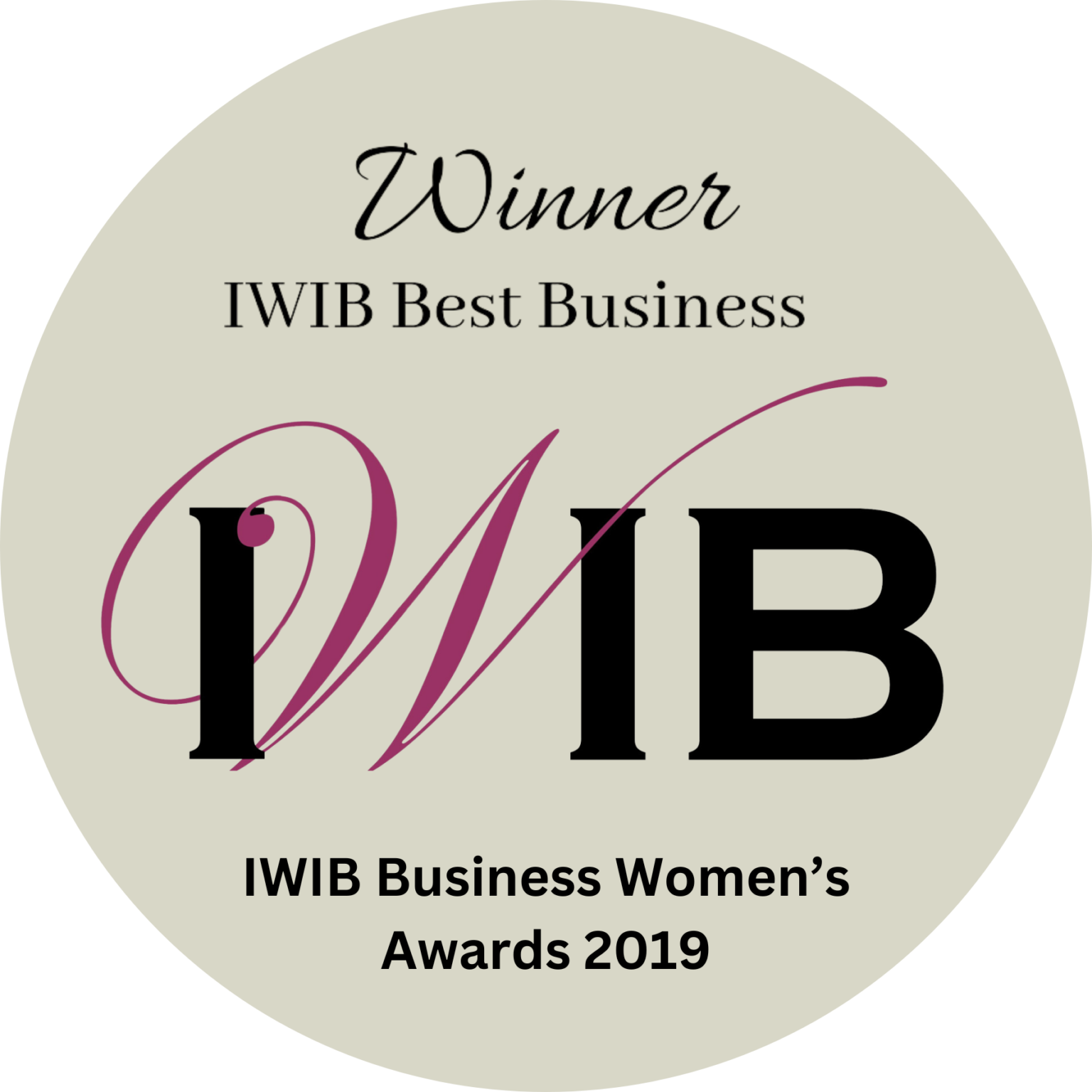 IWIB Business Womens Award 2019